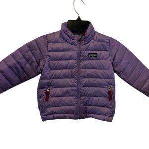 Patagonia Puffer Down Sweater Jacket Purple -  size 18m - GUC